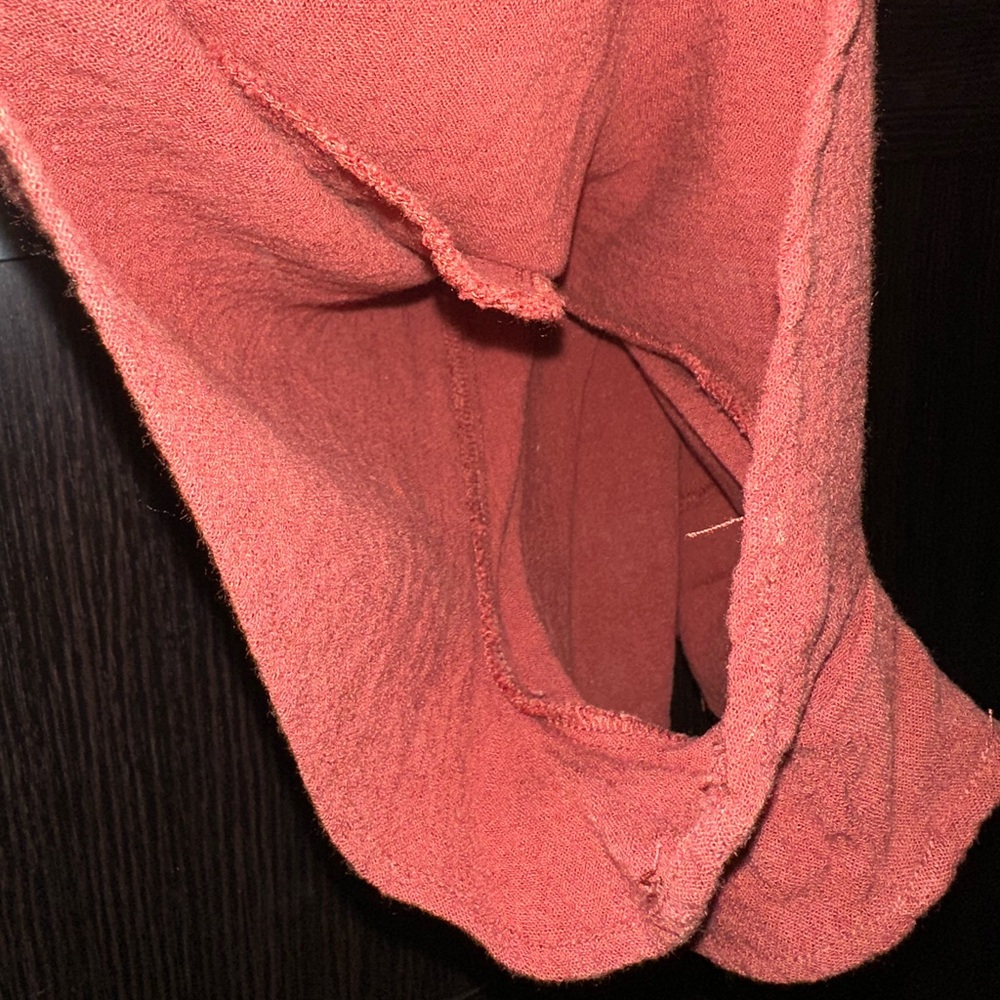 Terracotta Linen Mini Romper - Picture 11 of 12